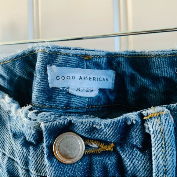 Good American Womens Good 90s Icon Jeans Straight Blue952 | Size 8/29 - Picture 5 of 8